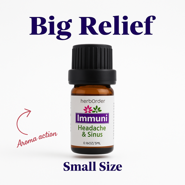 Big Relief,Small Size. Immuni Headache and Sinus.