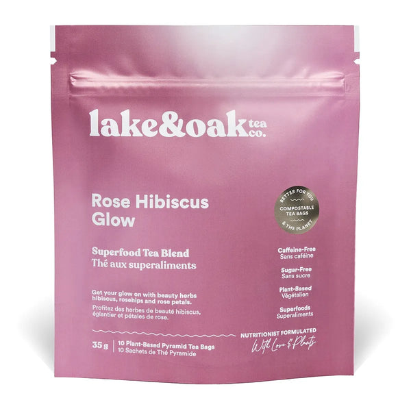 Rose Hibiscus Glow - Superfood Tea Blend