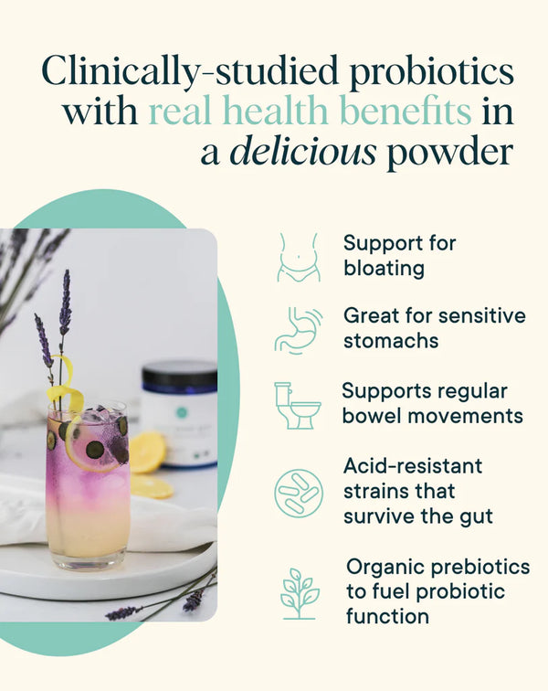 "Trust Your Gut" Probiotic & Prebiotic Powder - (Lavender Lemonade)